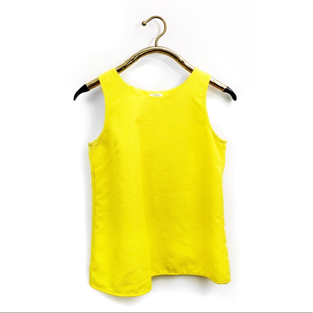 J. Crew Crossed-back jacquard tank top - Picture 2 of 5